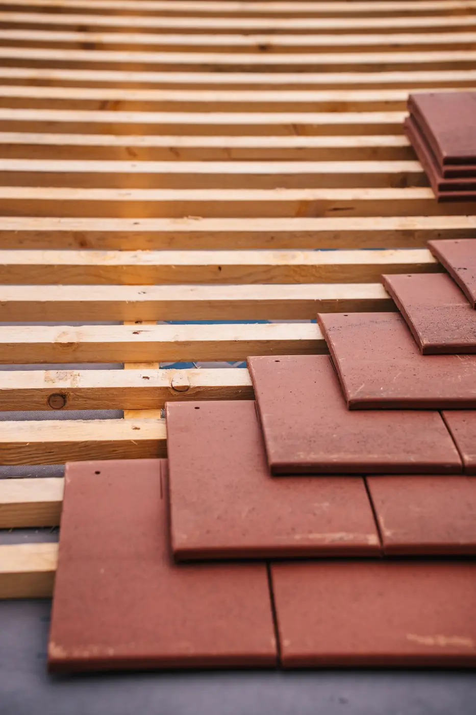 Roof structure and roofing